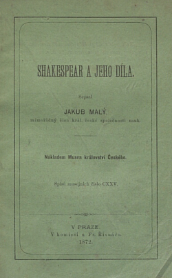 Shakespear a jeho dílo