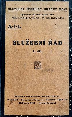 Služební řád 1. díl