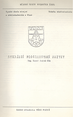 Speciální programovací jazyky