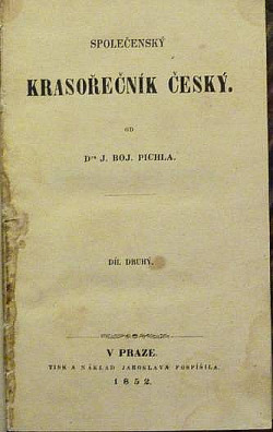 Společenský krasořečník český II.