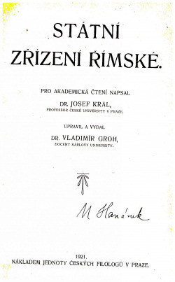 Státní zřízení římské