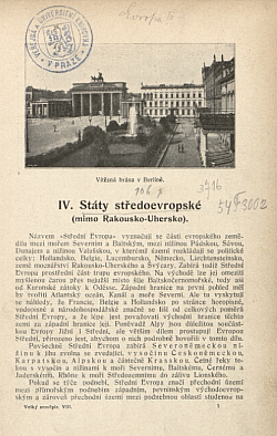 Státy středoevropské (mimo Rakousko-Uhersko)