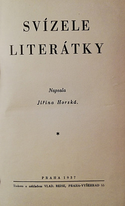 Svízele literátky