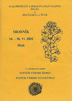 Systém výroby řepky, systém výroby slunečnice 2000