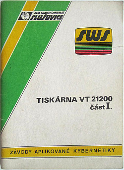 Tiskárna VT 21200 - Část 1.