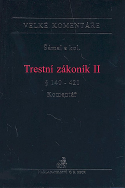 Trestní zákoník II