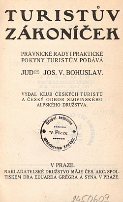Turistův zákoníček