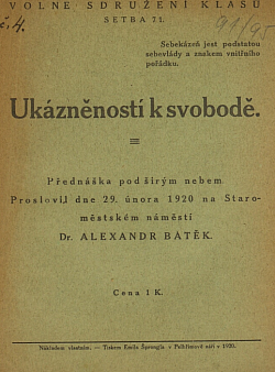 Ukázněností ke svobodě