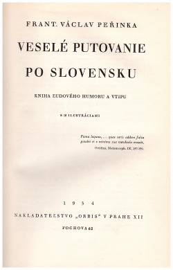 Veselé putovanie po Slovensku
