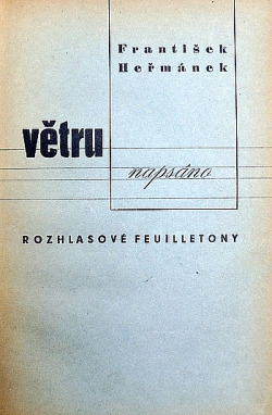 Větru napsáno