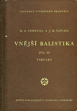 Vnější balistika (3. díl) tabulky