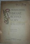 Vybrané rozhovory