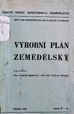Výrobní plán zemědělský