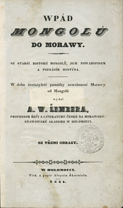 Wpád Mongolů do Morawy