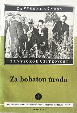 Za bohatou úrodu