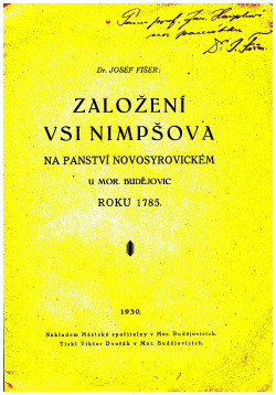 Založení vsi Nimpšova