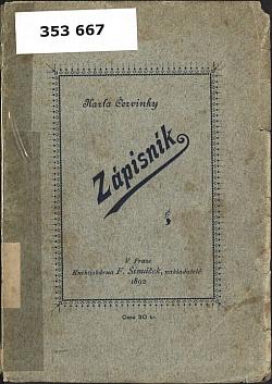 Zápisník