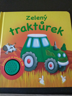 Zelený traktůrek