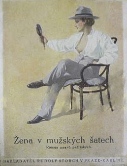 Žena v mužských šatech